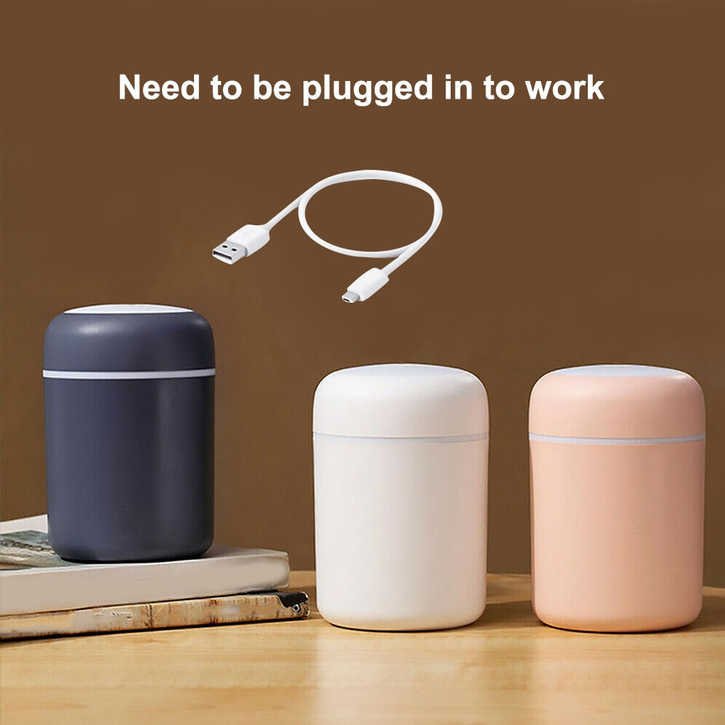 Portable 300ml Humidifier USB Cup Aroma Diffuser Cool Mist Maker