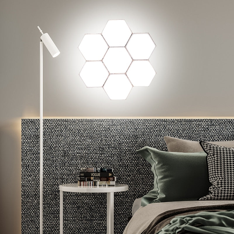 Modern LED Night Lights Magnetic Honeycomb Touch