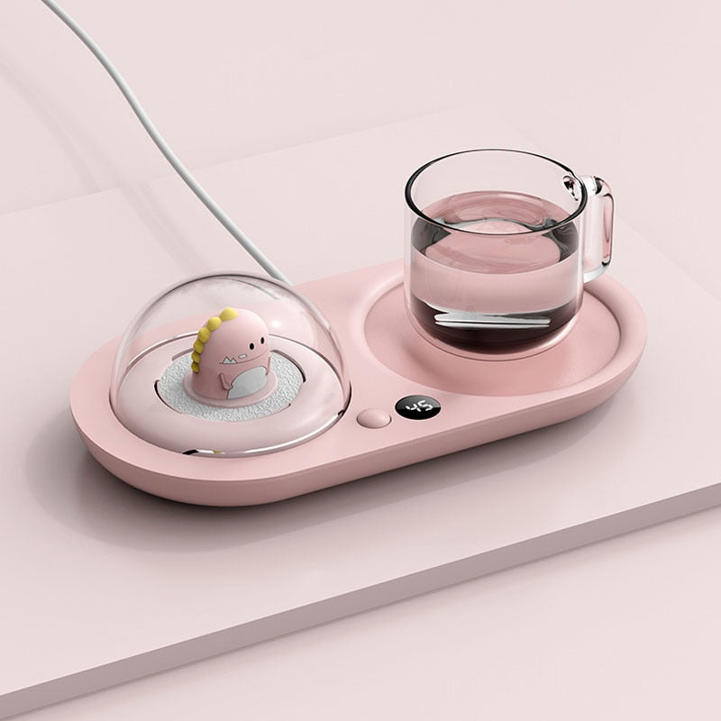 Warmer 3 Gear Coffee Mug Heating Coaster Smart Thermostatic Hot Plate Milk Tea