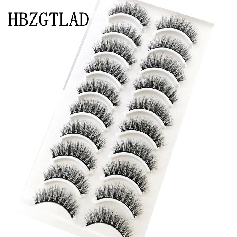 41 Styles 10 pairs natural long 3D mink false eyelashes