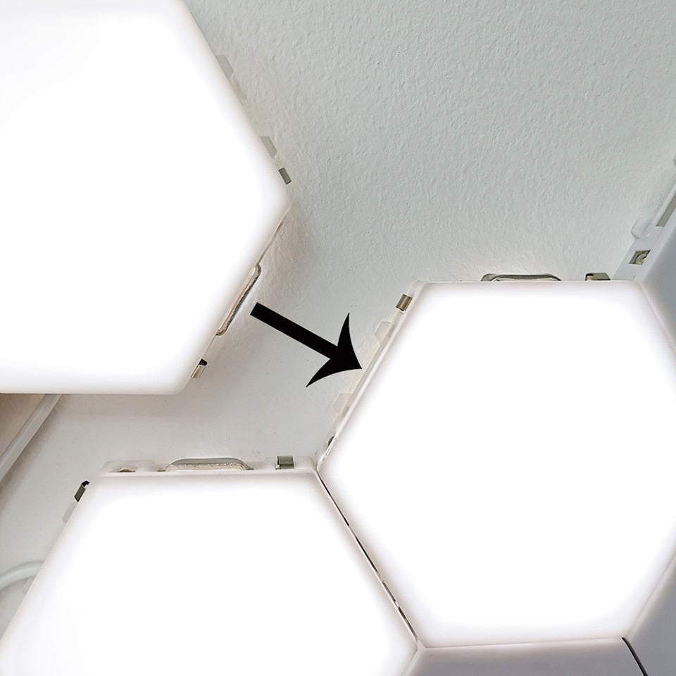Modern LED Night Lights Magnetic Honeycomb Touch