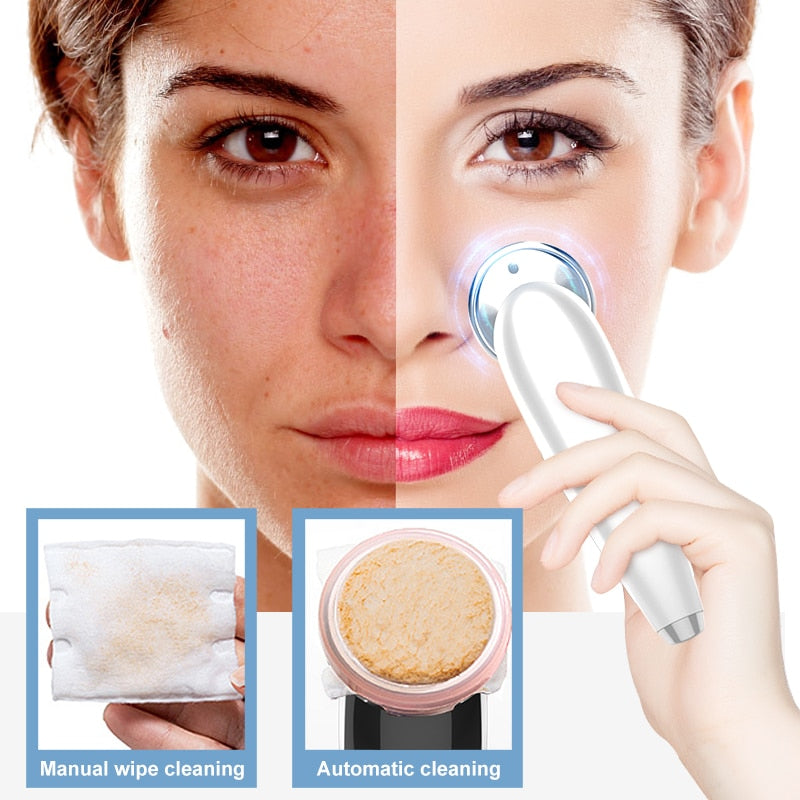 7in1 Face Massager RF Microcurrent Mesotherapy Electroporation LED Skin Remover Wrinkle