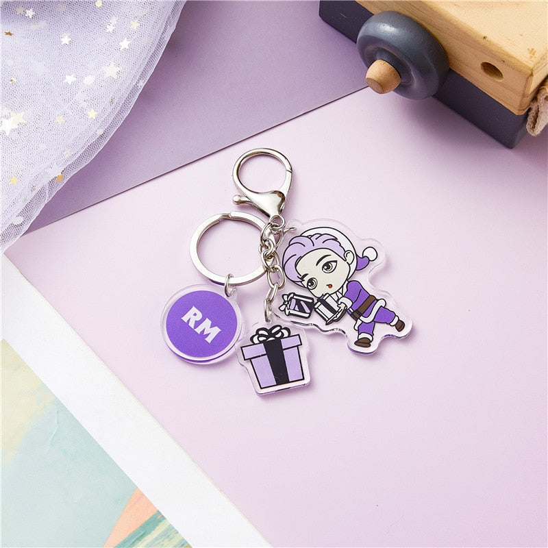 Bts-520 Keychain Silicone Portrait
