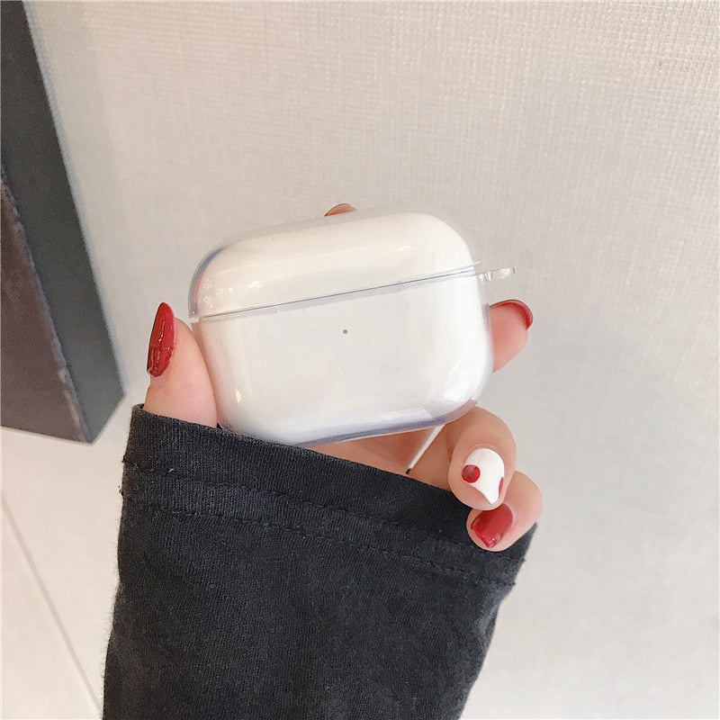 White Glossy Pearl Bracelet Keychain Earphone case For Apple Airpods 1 2 Pro 3 Wireless with Headset Box Cover