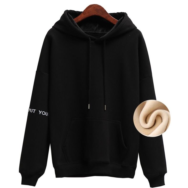 Hooded Sweatshirts Thick Fleece Hoodies Autumn