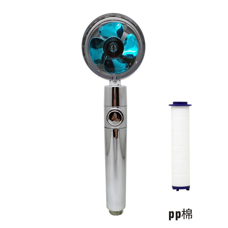 Shower Head Water Saving Flow 360 Degrees with High Pressure spray Nozzle Bathroom Accessories