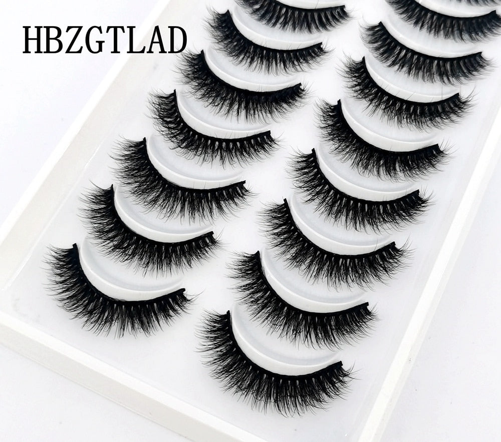 41 Styles 10 pairs natural long 3D mink false eyelashes