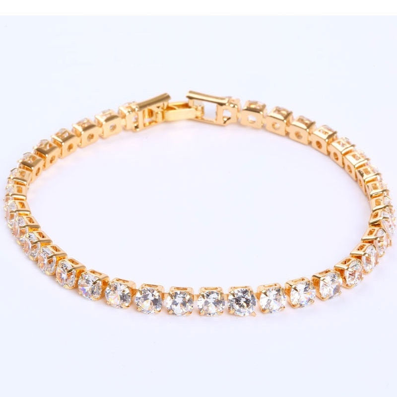 Cubic Zirconia Tennis Bracelet For Women