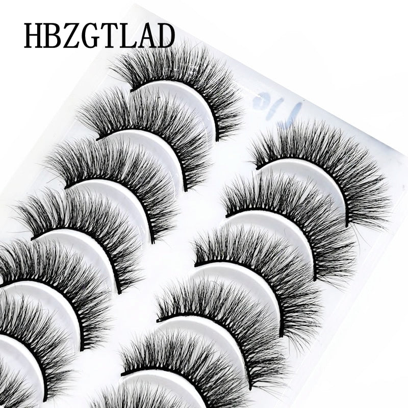 41 Styles 10 pairs natural long 3D mink false eyelashes