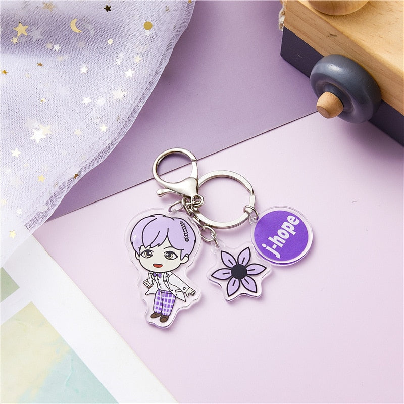 Bts-520 Keychain Silicone Portrait