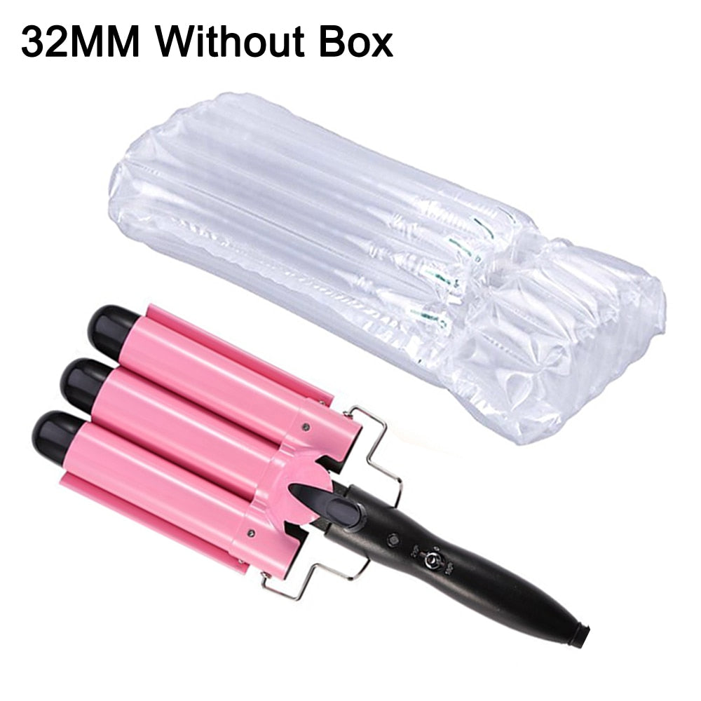 Barrel Hair Curler Crimp Big Wave Hair Styling Tools Wand Curl Machine Corrugation for Hair