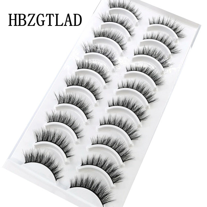 41 Styles 10 pairs natural long 3D mink false eyelashes
