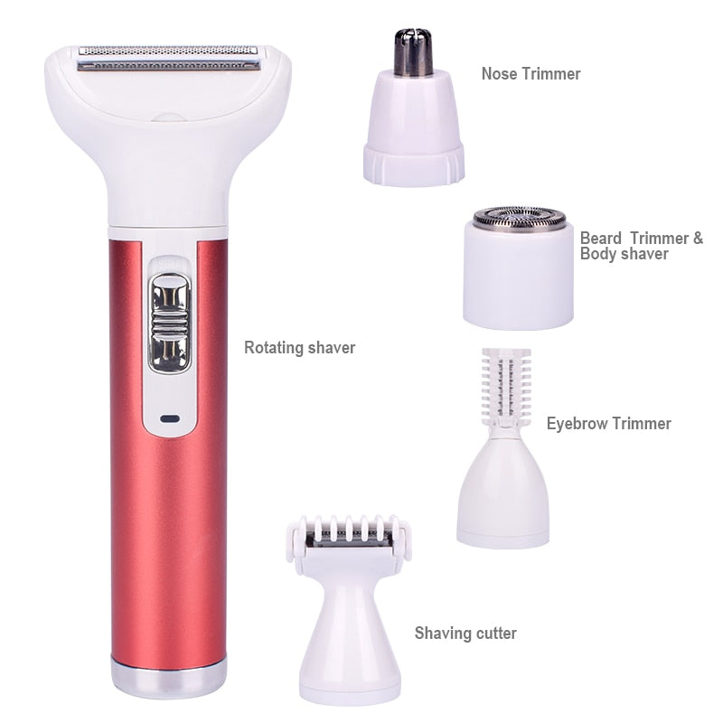 5 In 1 Women Hair Removal Face Blackhead Remover