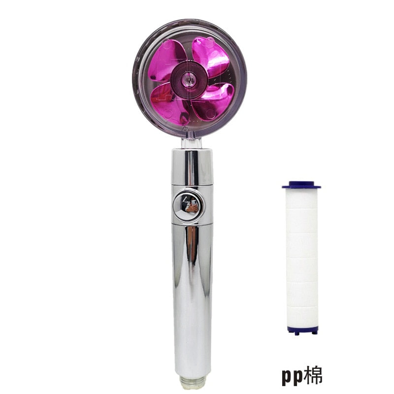 Shower Head Water Saving Flow 360 Degrees with High Pressure spray Nozzle Bathroom Accessories