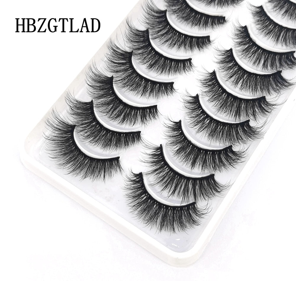 41 Styles 10 pairs natural long 3D mink false eyelashes