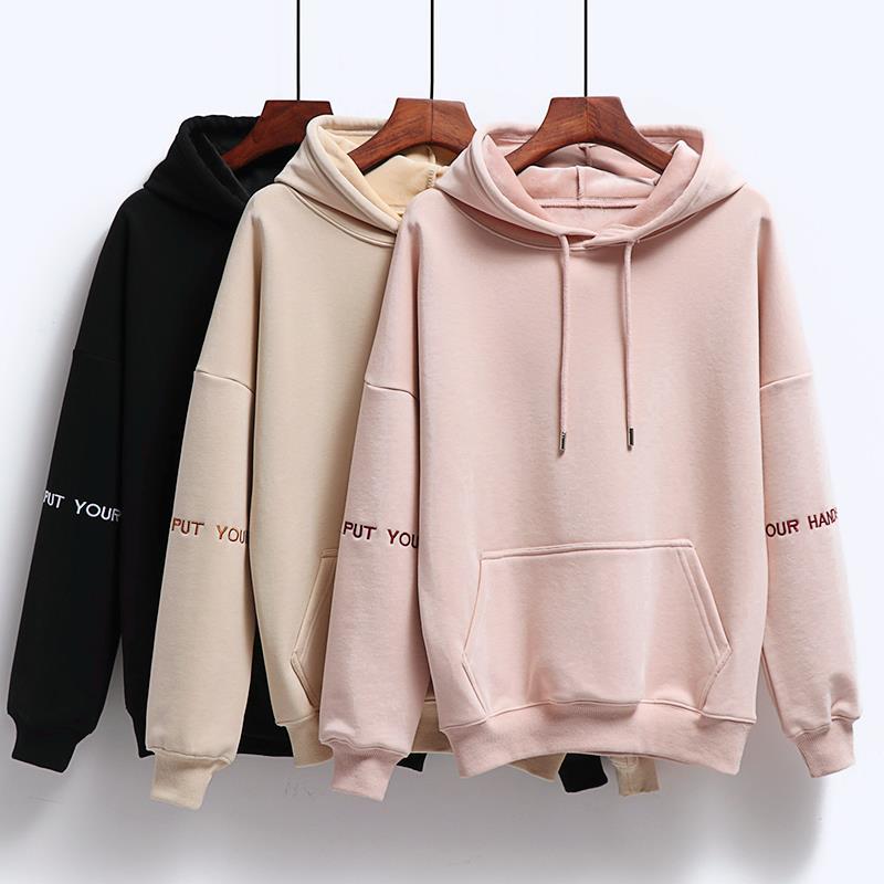 Hooded Sweatshirts Thick Fleece Hoodies Autumn