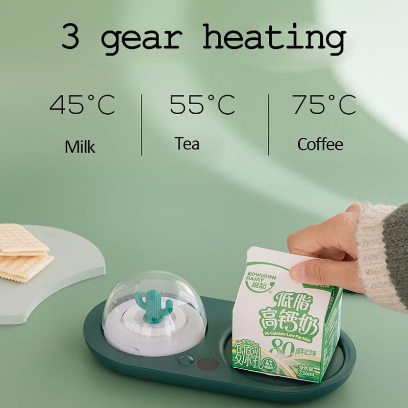 Warmer 3 Gear Coffee Mug Heating Coaster Smart Thermostatic Hot Plate Milk Tea