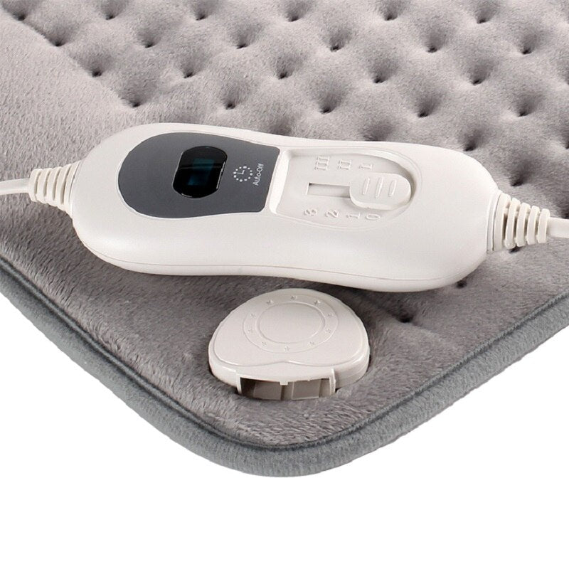 Soft Microplush Neck and Shoulder Wrap Heating Pad Electric Auto Shut Off Body Warmer Back Pain Relief