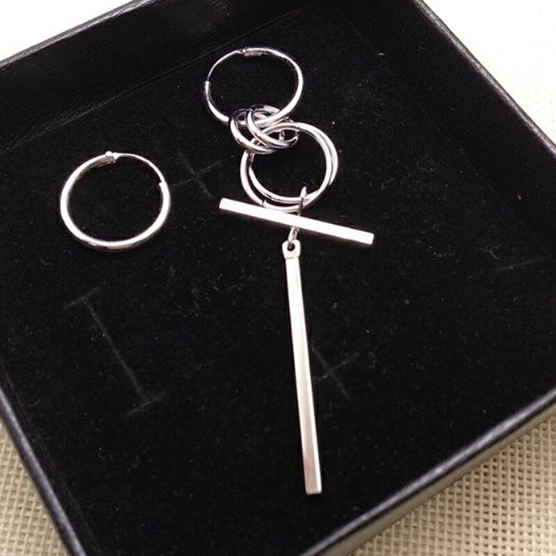 Circle Earrings for Men Punk Style of Bang Boys BTS-049 Kpop