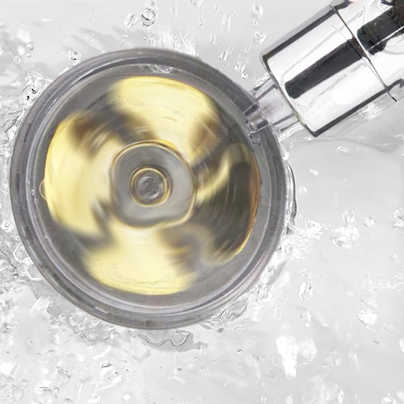 Shower Head Water Saving Flow 360 Degrees with High Pressure spray Nozzle Bathroom Accessories
