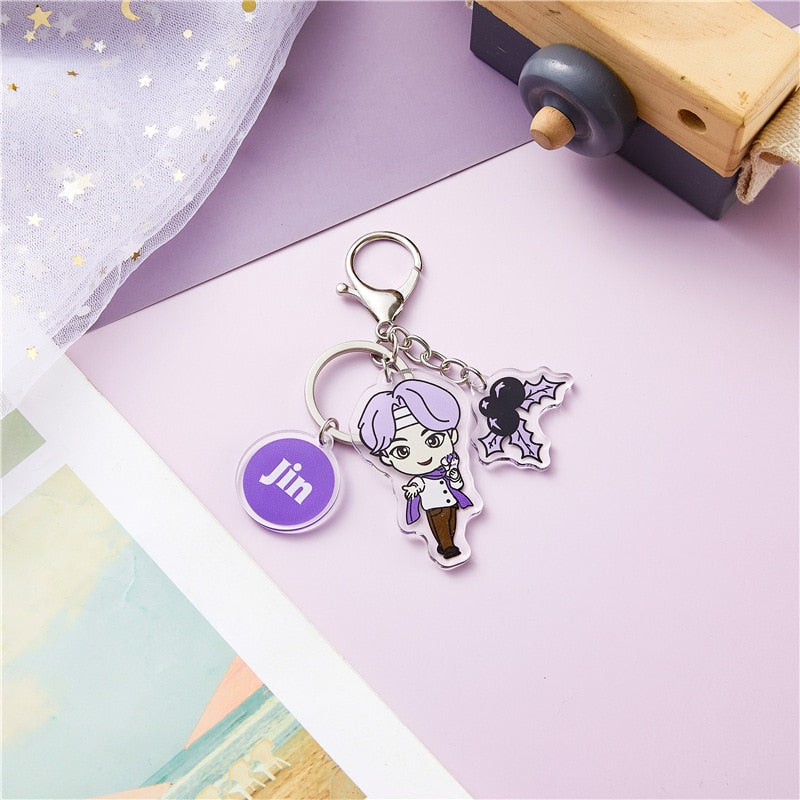 Bts-520 Keychain Silicone Portrait