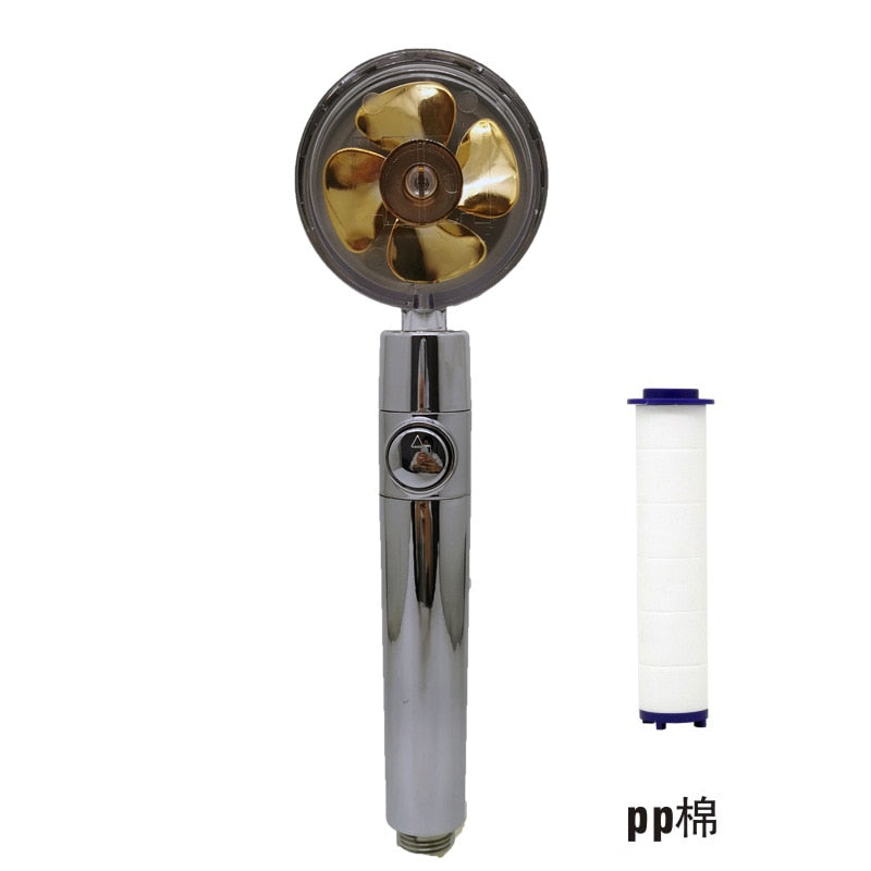 Shower Head Water Saving Flow 360 Degrees with High Pressure spray Nozzle Bathroom Accessories