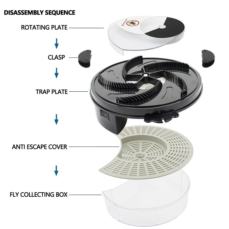 Electric Flycatcher USB Automatic Anti Fly Electronic Fly Trap