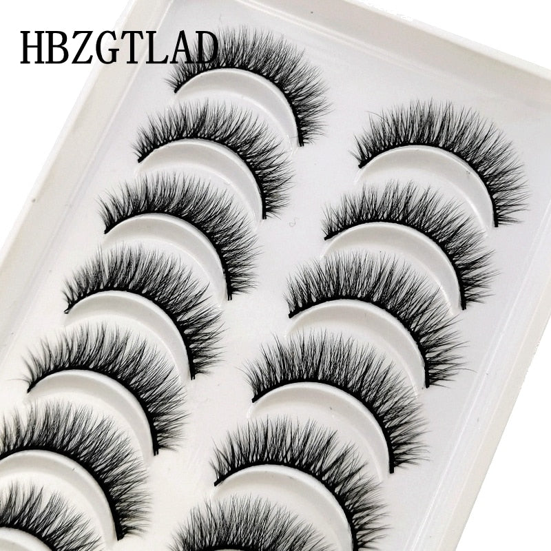 41 Styles 10 pairs natural long 3D mink false eyelashes