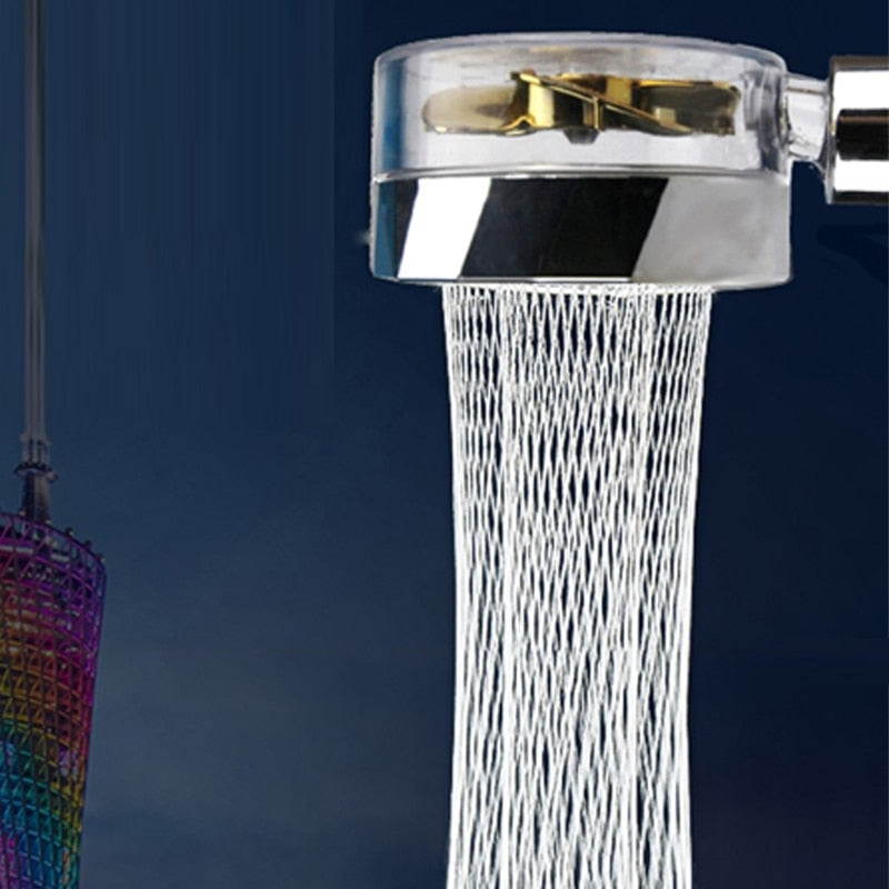Shower Head Water Saving Flow 360 Degrees with High Pressure spray Nozzle Bathroom Accessories