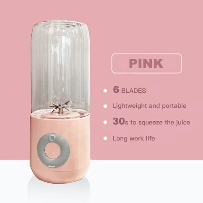500ML Electric Juicer Portable Smoothie Blender
