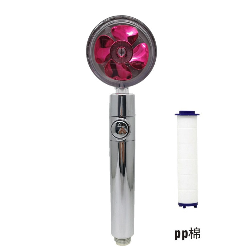 Shower Head Water Saving Flow 360 Degrees with High Pressure spray Nozzle Bathroom Accessories