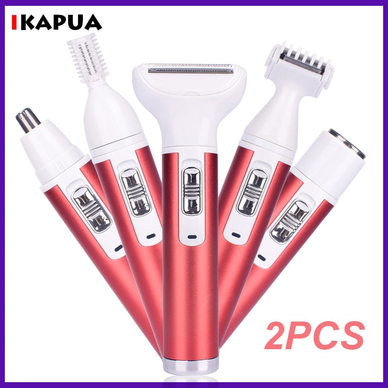 5 In 1 Women Hair Removal Face Blackhead Remover