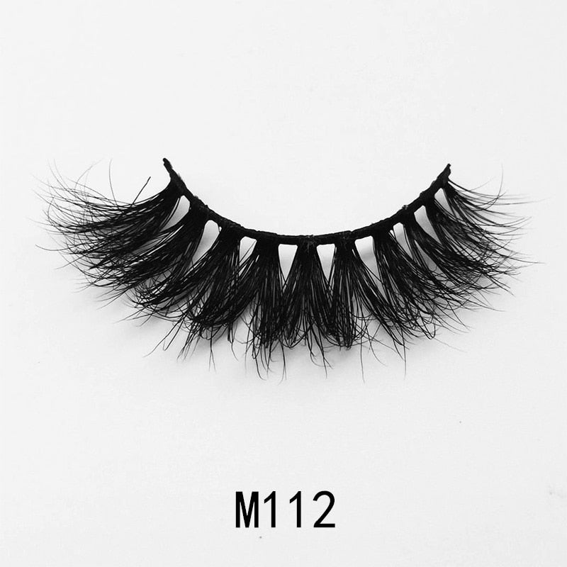 Handmade Mink Eyelashes 3D Curl Winged Messy End Eye Elongated Thick