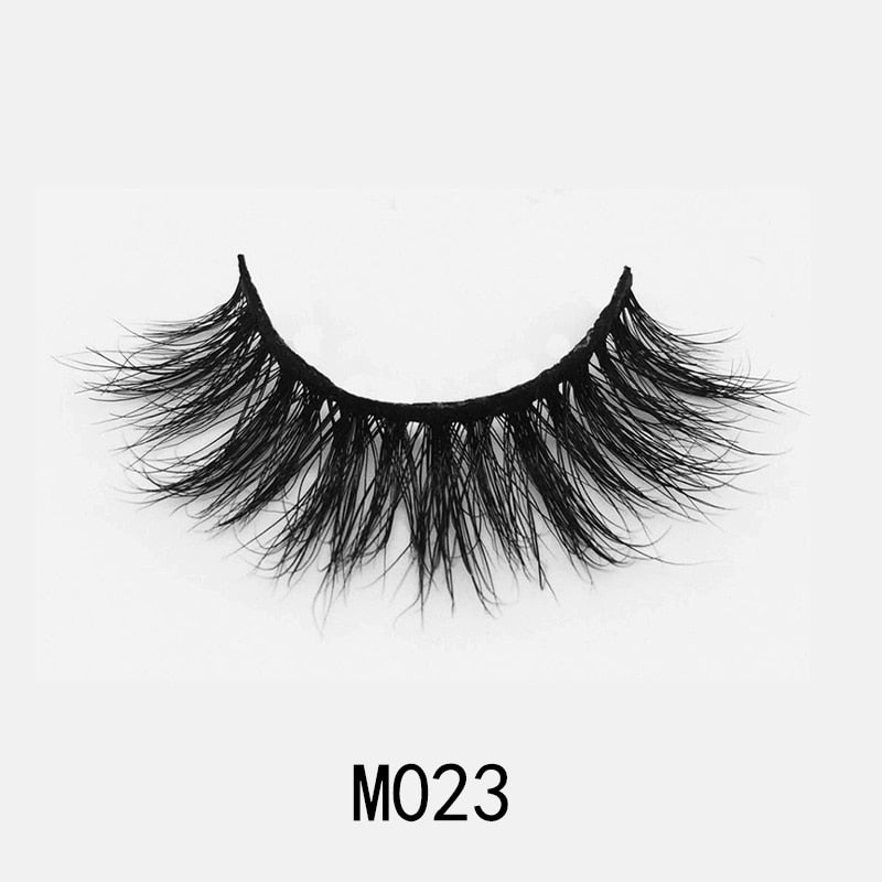 Handmade Mink Eyelashes 3D Curl Winged Messy End Eye Elongated Thick