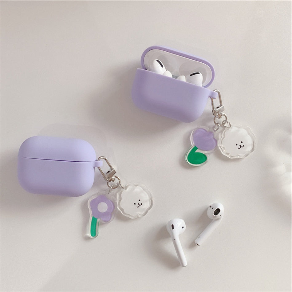 AirPods Pro Case Peach Pendant keyring headphone case