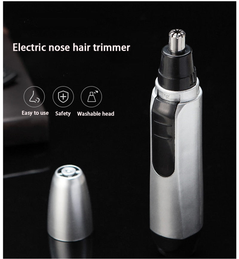 Electric Nose Hair Trimmer Implement Shaver Clipper for Men and  Women kit
