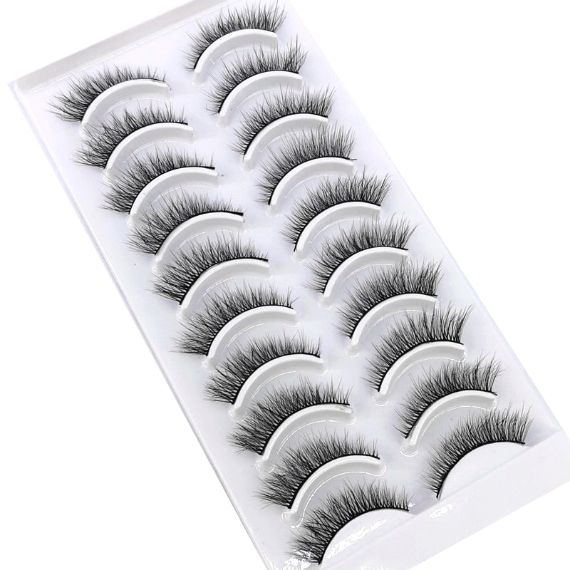 41 Styles 10 pairs natural long 3D mink false eyelashes