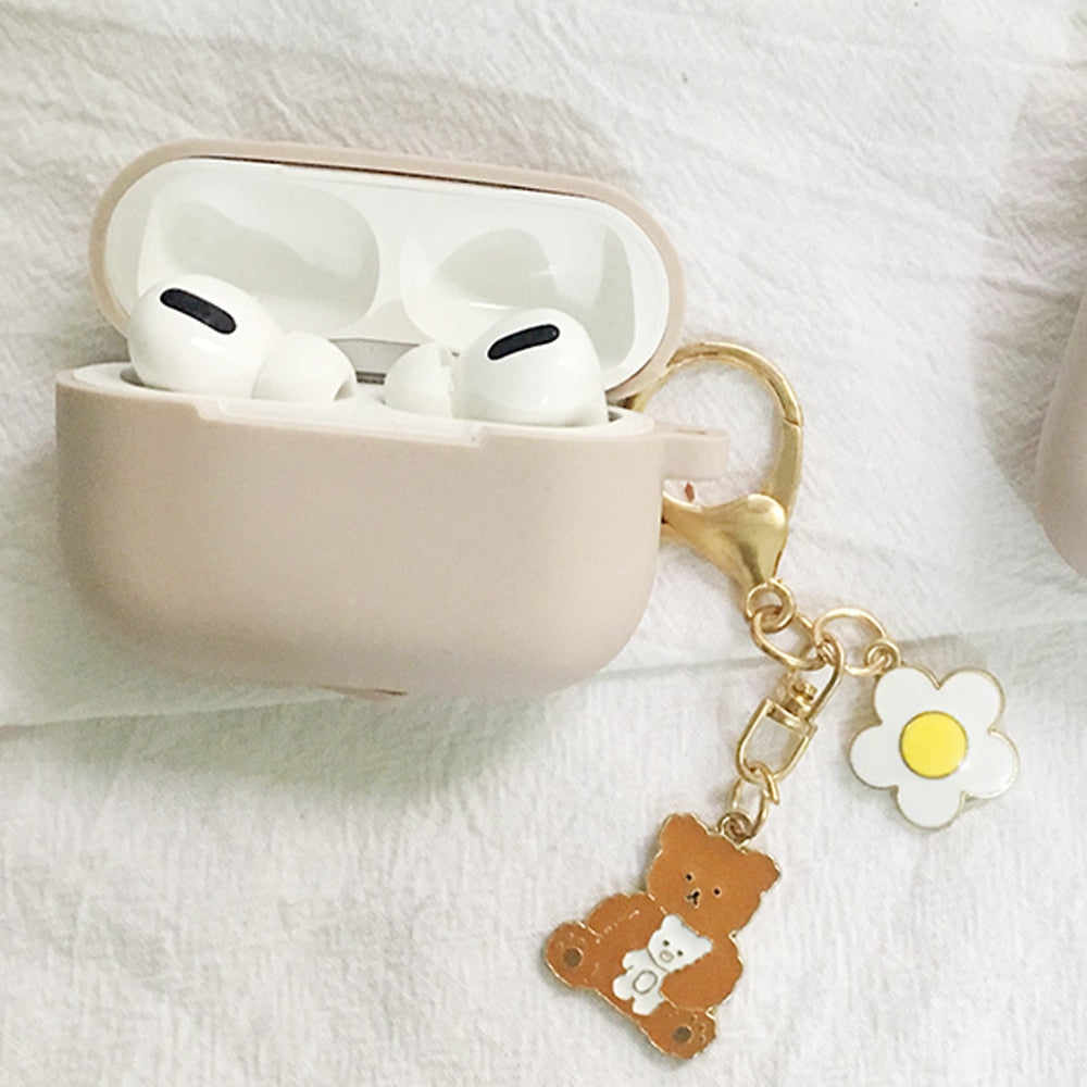AirPods Pro Case Peach Pendant keyring headphone case