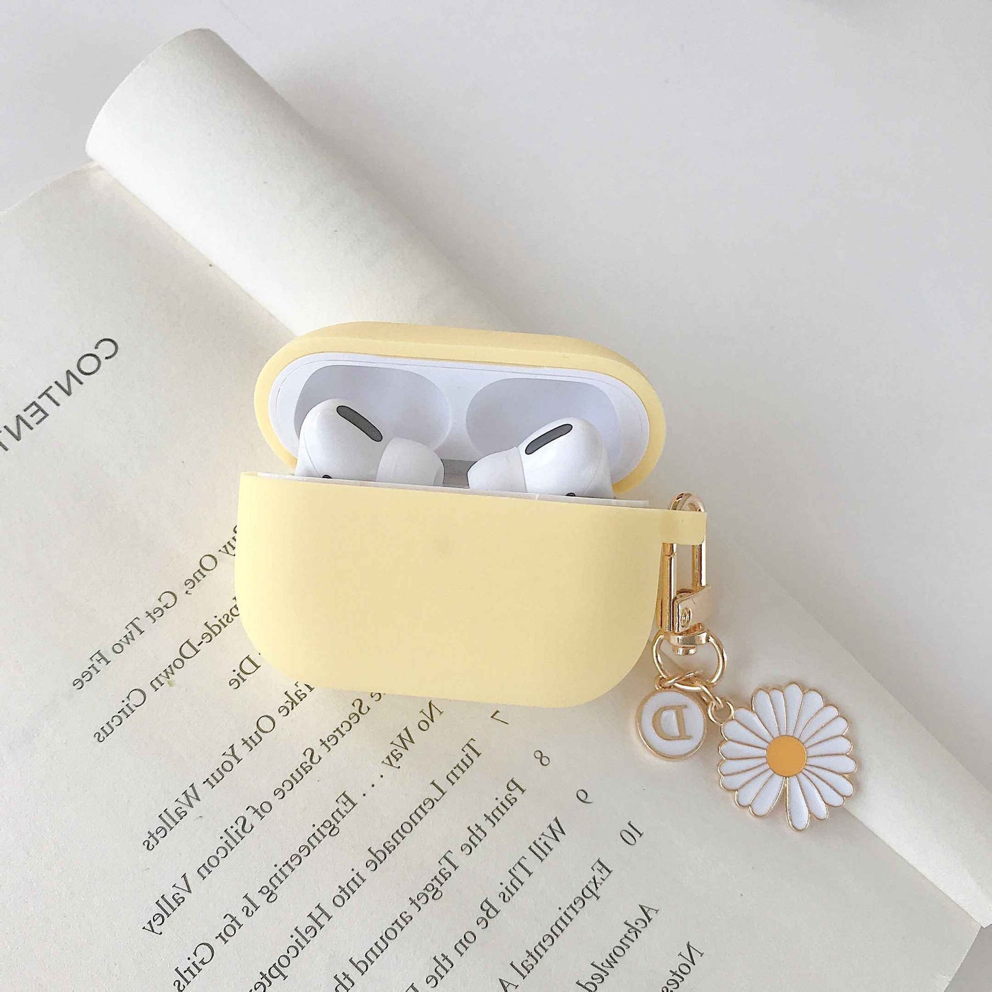 AirPods Pro Case Peach Pendant keyring headphone case