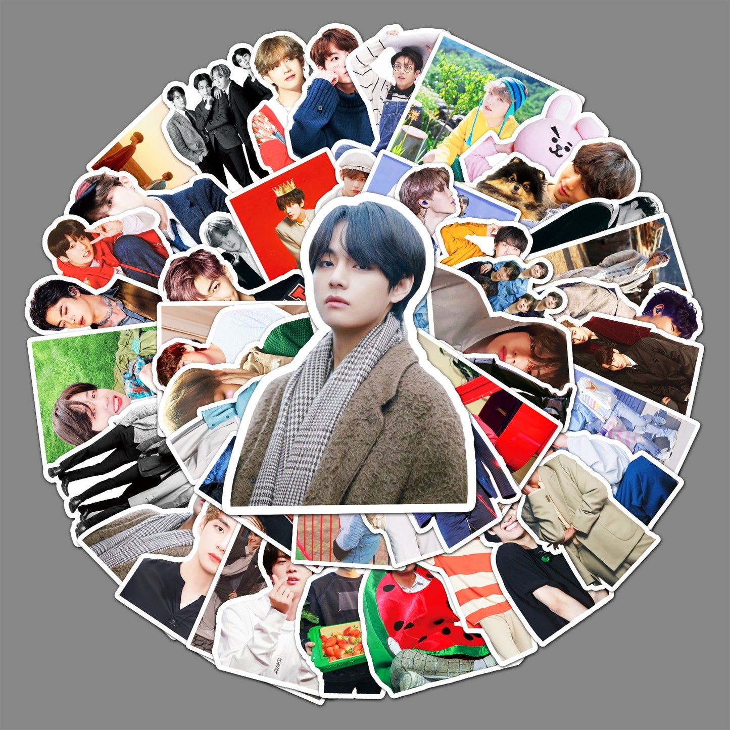 50pcs BTS-Boys Stickers of Album Butter
