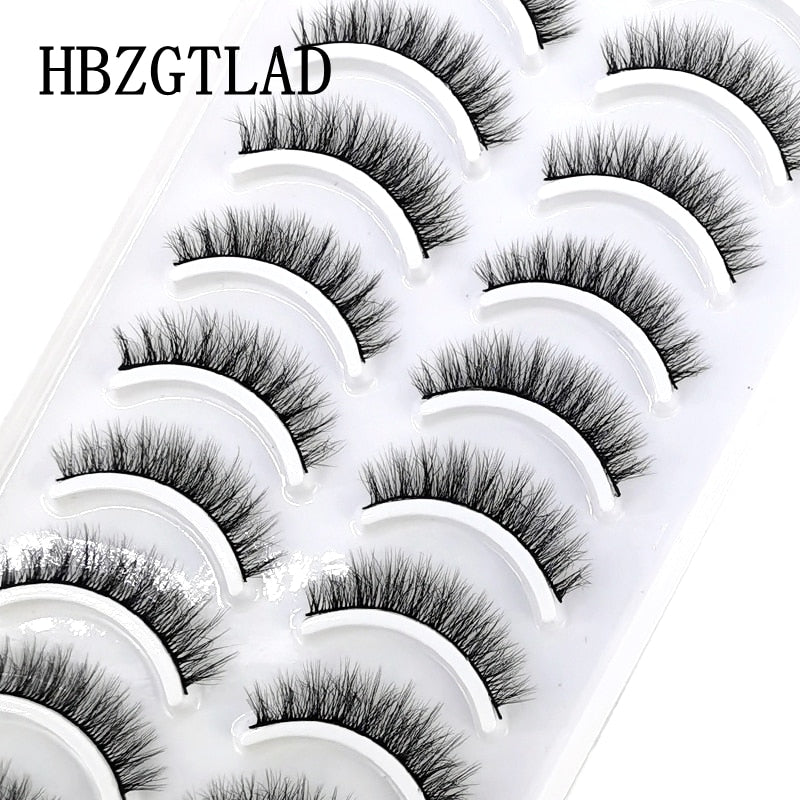 41 Styles 10 pairs natural long 3D mink false eyelashes