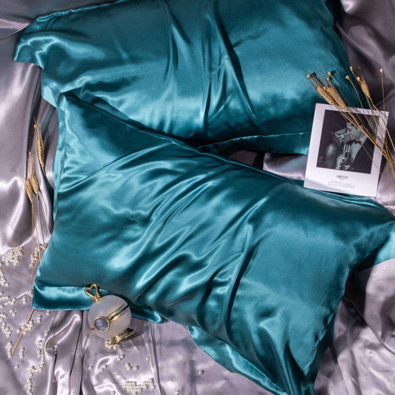 100% Pure Silk Pillowcase Queen King Size