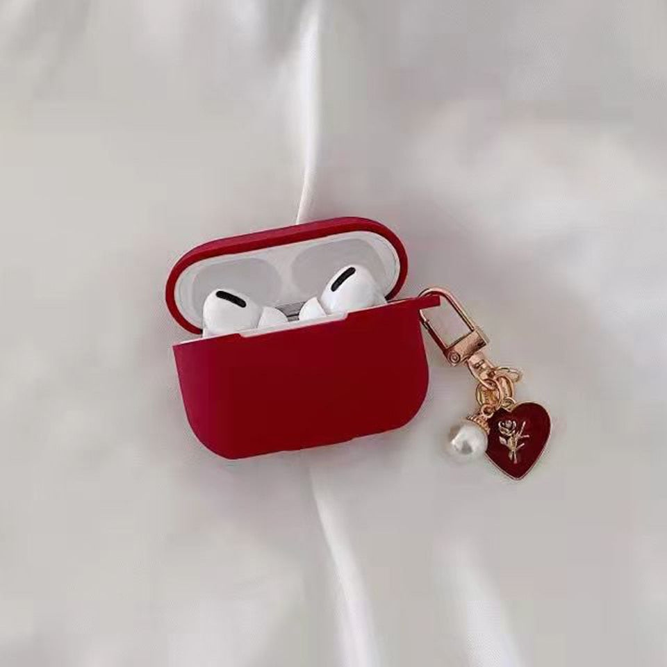 AirPods Pro Case Peach Pendant keyring headphone case