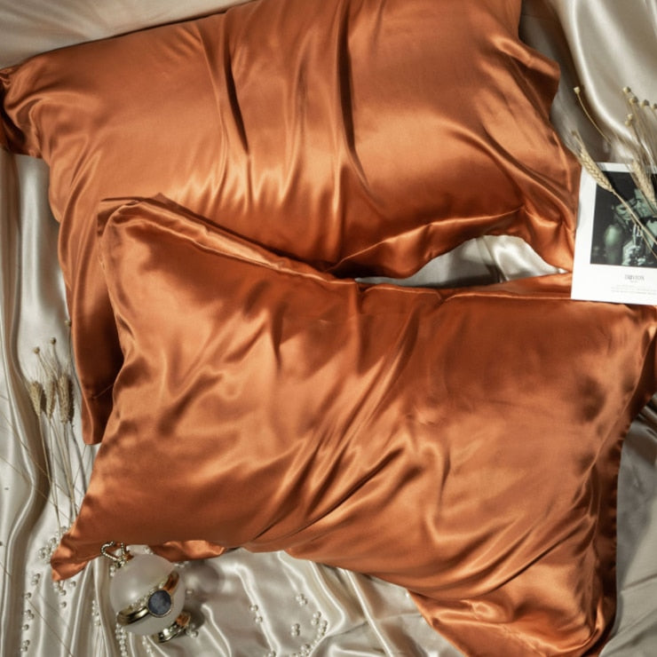 100% Pure Silk Pillowcase Queen King Size