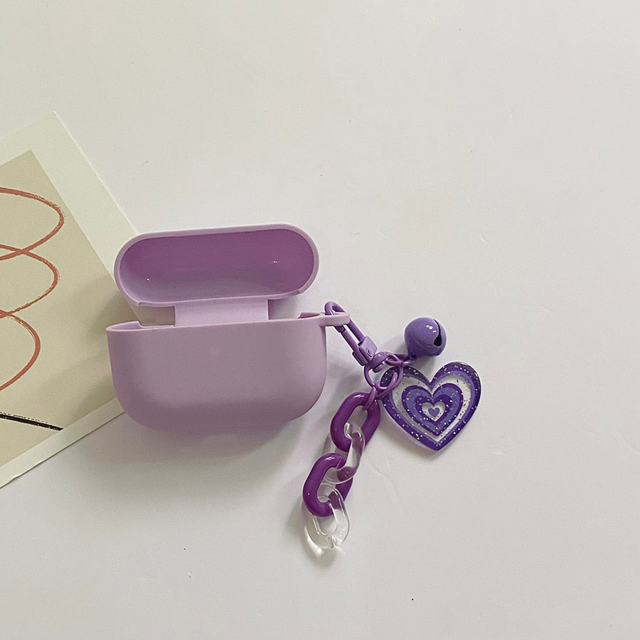 AirPods Pro Case Peach Pendant keyring headphone case