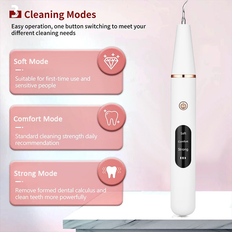 Sonic Dental Calculus Scaler Oral Teeth Tartar Remover