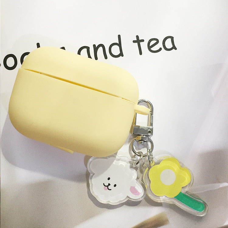 AirPods Pro Case Peach Pendant keyring headphone case