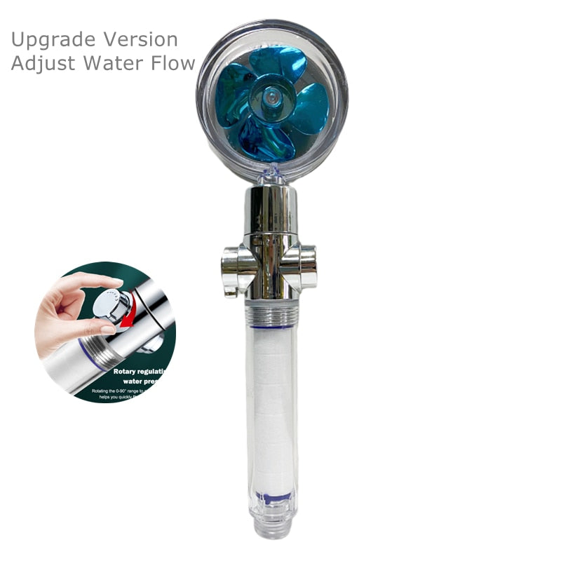 Shower Head Water Saving Flow 360 Degrees with High Pressure spray Nozzle Bathroom Accessories
