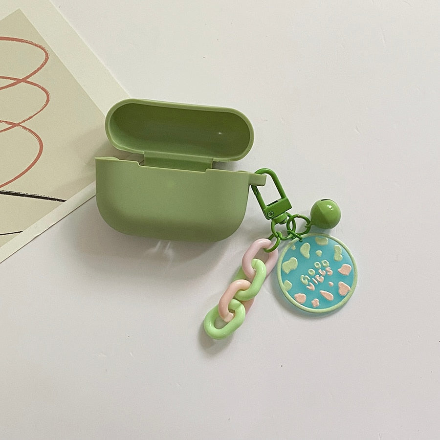 AirPods Pro Case Peach Pendant keyring headphone case