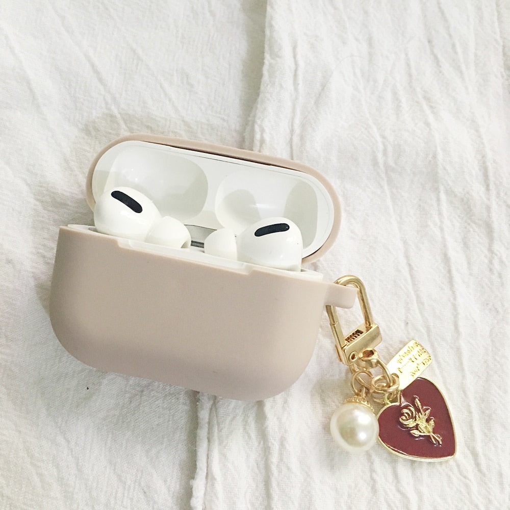 AirPods Pro Case Peach Pendant keyring headphone case